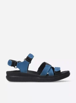Sandalen<Wolky Action Lady - jeans gevet leer jeansgevetleer
