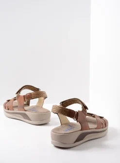 Sandalen<Wolky Acula - cognac leer cognacleer