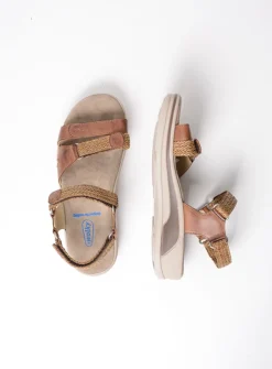 Sandalen<Wolky Acula - cognac leer cognacleer