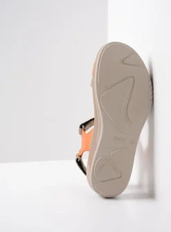 Sandalen<Wolky Acula - oranje leer oranjeleer