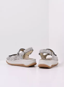 Sandalen<Wolky Adura - beige bloemen leer beigebloemenleer