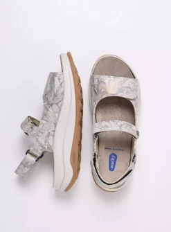 Sandalen<Wolky Adura - beige bloemen leer beigebloemenleer