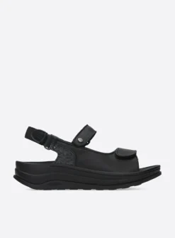 Sandalen<Wolky Adura - zwart leer zwartleer