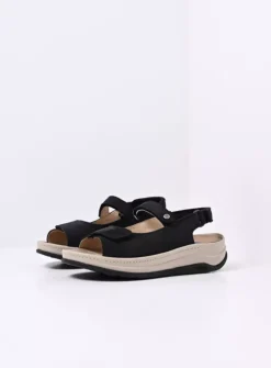 Sandalen<Wolky Adura - zwart nubuck zwartnubuck