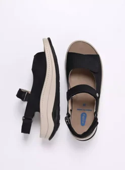 Sandalen<Wolky Adura - zwart nubuck zwartnubuck