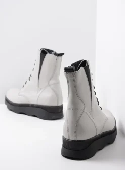 Veterlaarzen|Herfst/Winter<Wolky Akita - winterwit leer winterwitleer