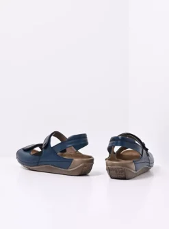 Sandalen<Wolky Alberta - denim leer denimleer
