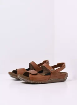 Sandalen<Wolky Alberta - naturel leer naturelleer