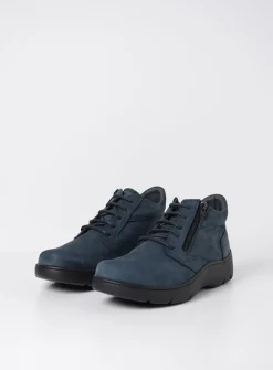 Hoge Veterschoenen|Wandelschoenen<Wolky Annemarie XW - denim nubuck denimnubuck