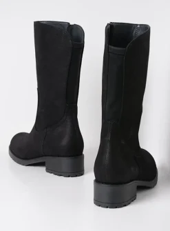 Halfhoge Laarzen|Herfst/Winter<Wolky Ansina F2F - zwart nubuck zwartnubuck