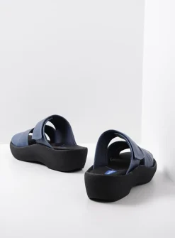 Slippers<Wolky Aporia - jeans leer jeansleer