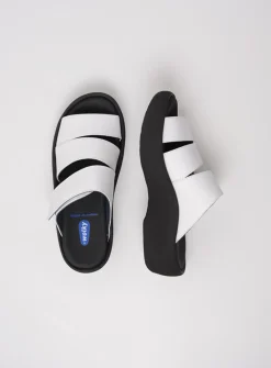Slippers<Wolky Aporia - wit leer witleer