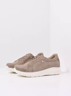 Lage Veterschoenen|Sneakers<Wolky Blitz - safari effectleer safarieffectleer
