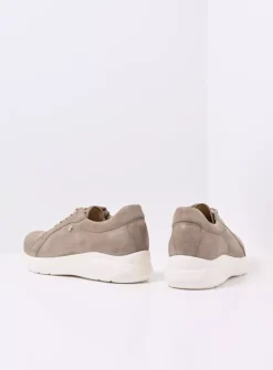 Lage Veterschoenen|Sneakers<Wolky Blitz - safari effectleer safarieffectleer