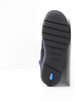Hoge Veterschoenen|Veterlaarzen<Wolky Bluff DB - blauw suede blauwsuede