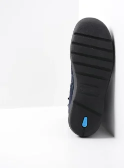 Hoge Veterschoenen|Veterlaarzen<Wolky Bluff HV - blauw suede blauwsuede