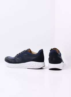 Veterschoenen Heren|Sneakers Heren<Wolky Bounce Men S2F - denim combi stretch leer denimcombistretchleer