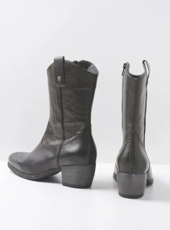 Halfhoge Laarzen|Cowboylaarzen<Wolky Caprock - cactus leer cactusleer