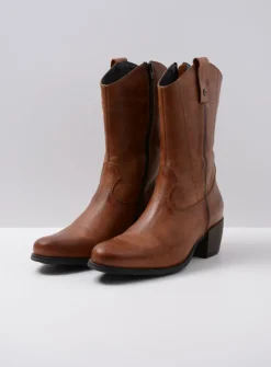 Cowboylaarzen|Herfst/Winter<Wolky Caprock HV - cognac leer cognacleer