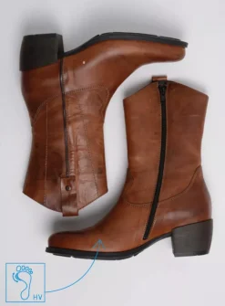 Cowboylaarzen|Herfst/Winter<Wolky Caprock HV - cognac leer cognacleer