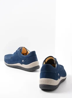 Lage Veterschoenen|Sneakers<Wolky Celebration - denimblauw nubuck denimblauwnubuck