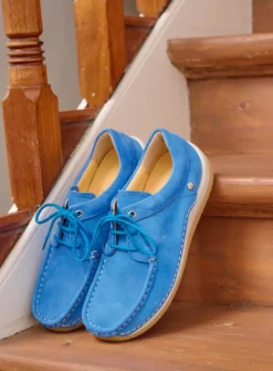 Lage Veterschoenen|Sneakers<Wolky Celebration - hemelsblauw nubuck hemelsblauwnubuck