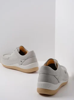Lage Veterschoenen|Sneakers<Wolky Celebration - lichtgrijs nubuck lichtgrijsnubuck