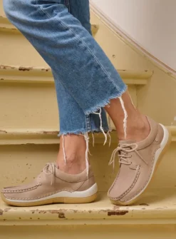Lage Veterschoenen|Sneakers<Wolky Celebration - safari nubuck safarinubuck
