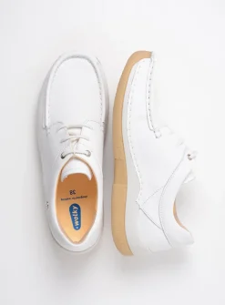Lage Veterschoenen|Sneakers<Wolky Celebration - wit leer witleer