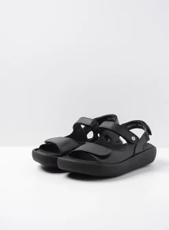 Sandalen<Wolky Celine XW - zwart leer zwartleer