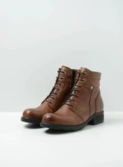 Veterlaarzen|Biker Boots<Wolky Center XW - cognac leder cognacleder