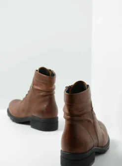 Veterlaarzen|Biker Boots<Wolky Center XW - cognac leder cognacleder