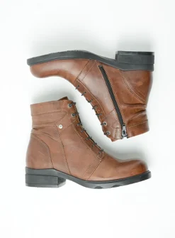 Veterlaarzen|Biker Boots<Wolky Center XW - cognac leder cognacleder