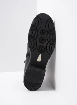 Veterlaarzen|Biker Boots<Wolky Center XW - zwart leer zwartleer