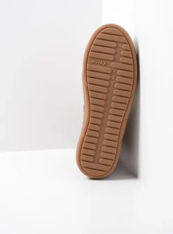 Hoge Veterschoenen|Veterlaarzen<Wolky Check - cognac nubuck cognacnubuck