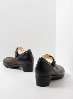 Herfst/Winter|Bandschoenen<Wolky Chili - zwart leer zwartleer