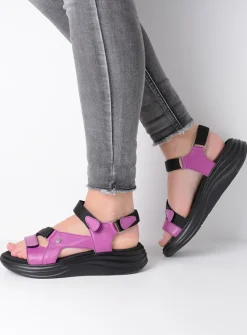 Sandalen<Wolky Cirro - fuchsia leer fuchsialeer
