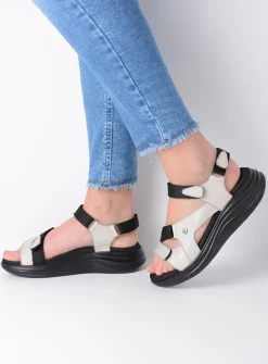 Sandalen<Wolky Cirro - gebroken wit leer gebrokenwitleer