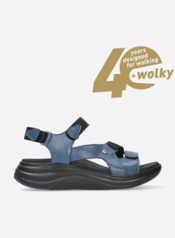 Sandalen<Wolky Cirro - jeans leer jeansleer