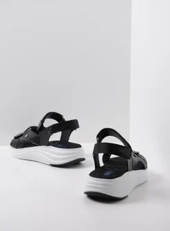 Sandalen<Wolky Cirro - zwart-wit leer zwart-witleer