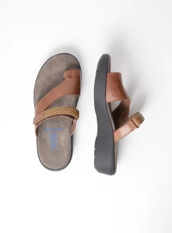 Slippers<Wolky Collins - cognac leer cognacleer