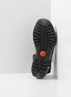 Sandalen<Wolky Cradle - blauw leer blauwleer