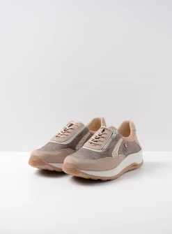 Lage Veterschoenen|Wandelschoenen<Wolky Cupar - safari combi leer safaricombileer