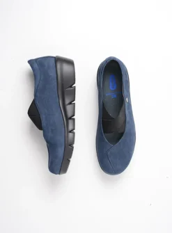 Instappers|Herfst/Winter<Wolky Cursa - blauw nubuck blauwnubuck