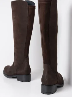 Lange Laarzen|Herfst/Winter<Wolky Curtina F2F - bruin nubuck bruinnubuck