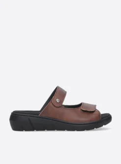 Slippers<Wolky Cyprus - cognac leer cognacleer