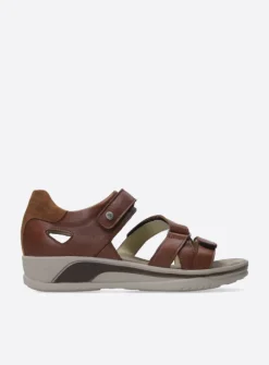 Sandalen<Wolky Desh - cognac leer cognacleer