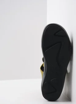 Sandalen<Wolky Desh - olijfgroen leer olijfgroenleer