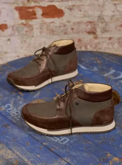 Hoge Veterschoenen|Wandelschoenen<Wolky e-Boot - asfalt combi leer asfaltcombileer