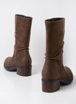 Halfhoge Laarzen|Herfst/Winter<Wolky Edmonton - bruin nubuck bruinnubuck